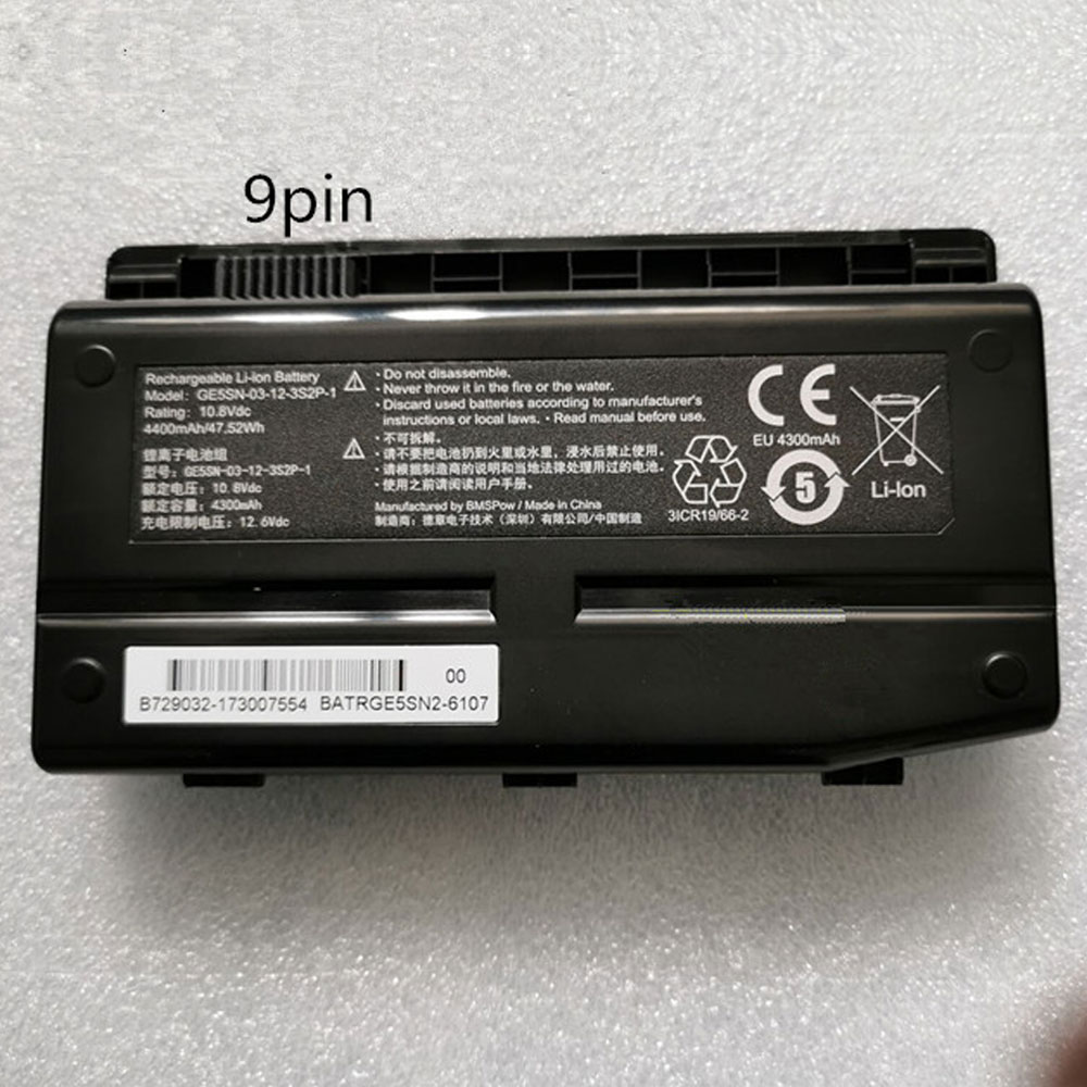 Batería para VFXSV-0-4ICR19/getac-GE5SN-00-01-3S2P-1